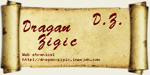 Dragan Žigić vizit kartica